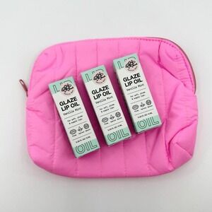 Innbeauty Project Vanilla Mint Lip Glaze Oil 3 PACK NEW Manufacture Sealed